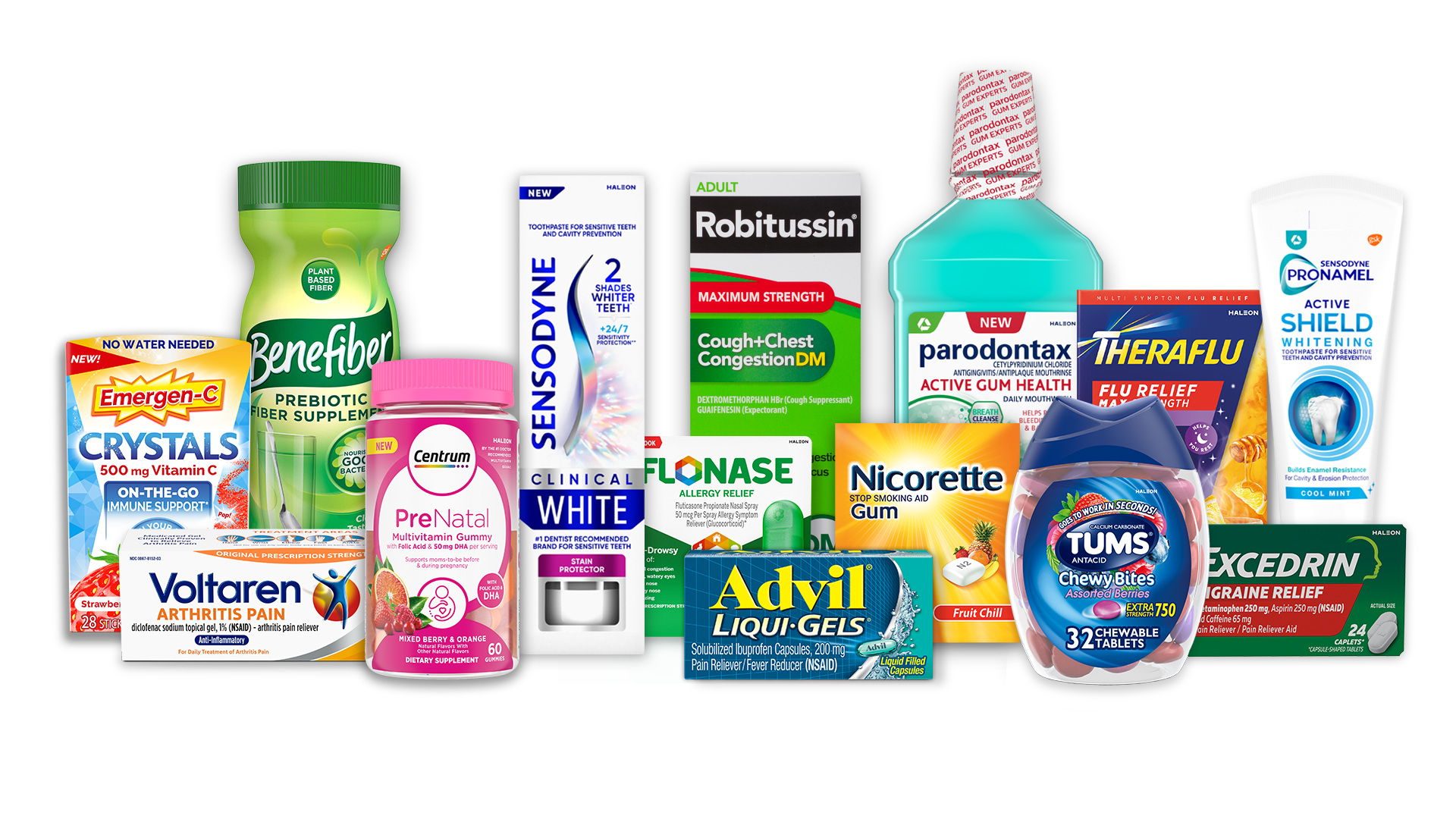 Products family packshot